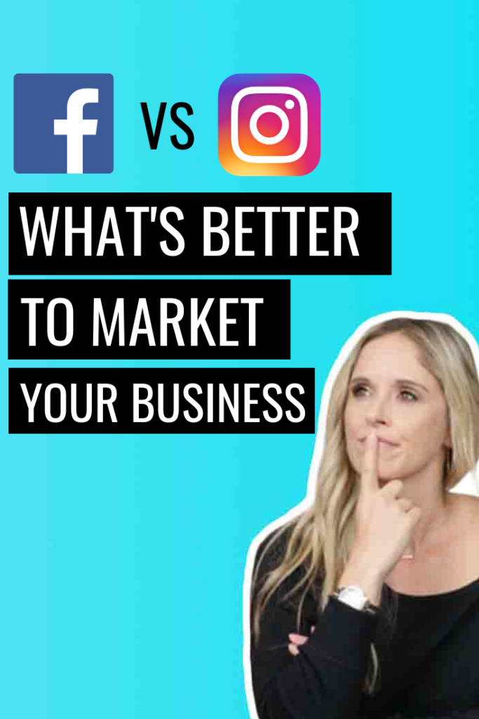 Facebook VS Instagram, What's better to market your business? // Social Media Marketing // Facebook Marketing // #InstagramMarketing
