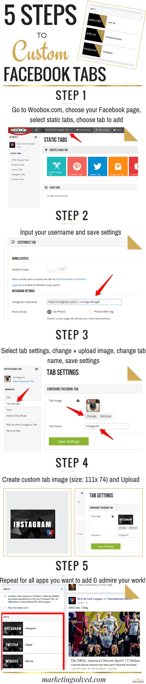How to Create Custom Facebook Tabs in 3 Minutes // MarketingTV