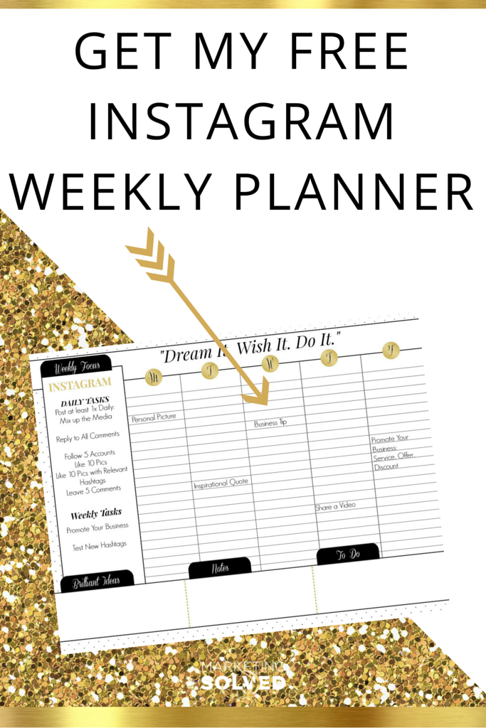 instagram weekly planner