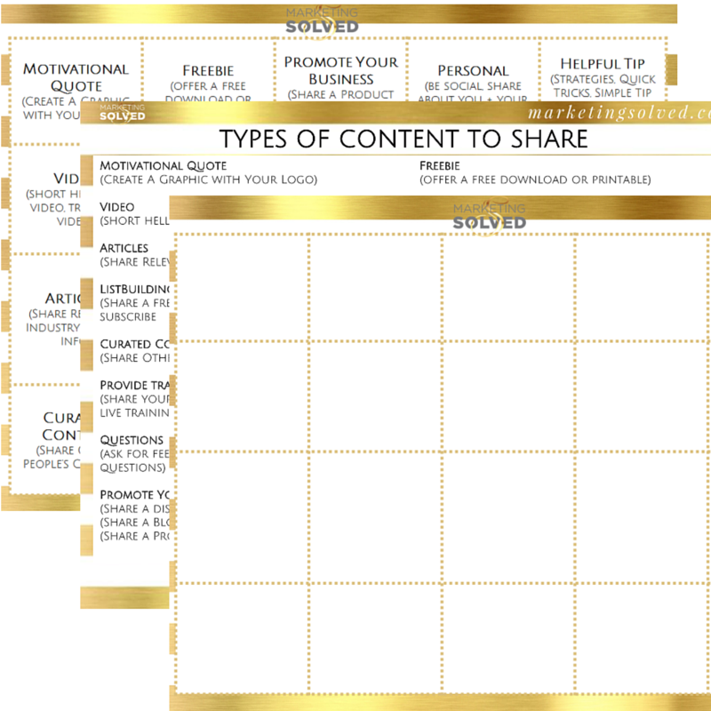 Social Media Content Calendar