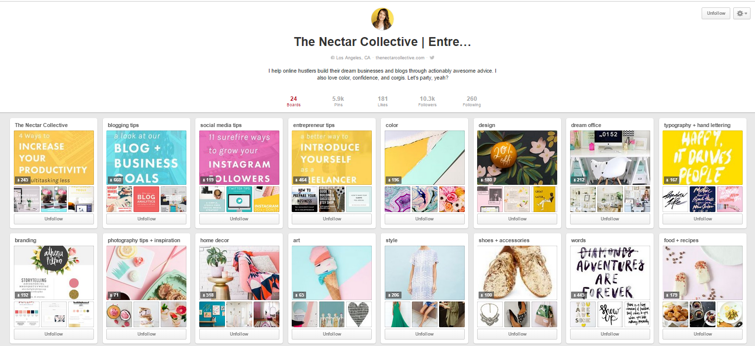 nectar collective Pinterest