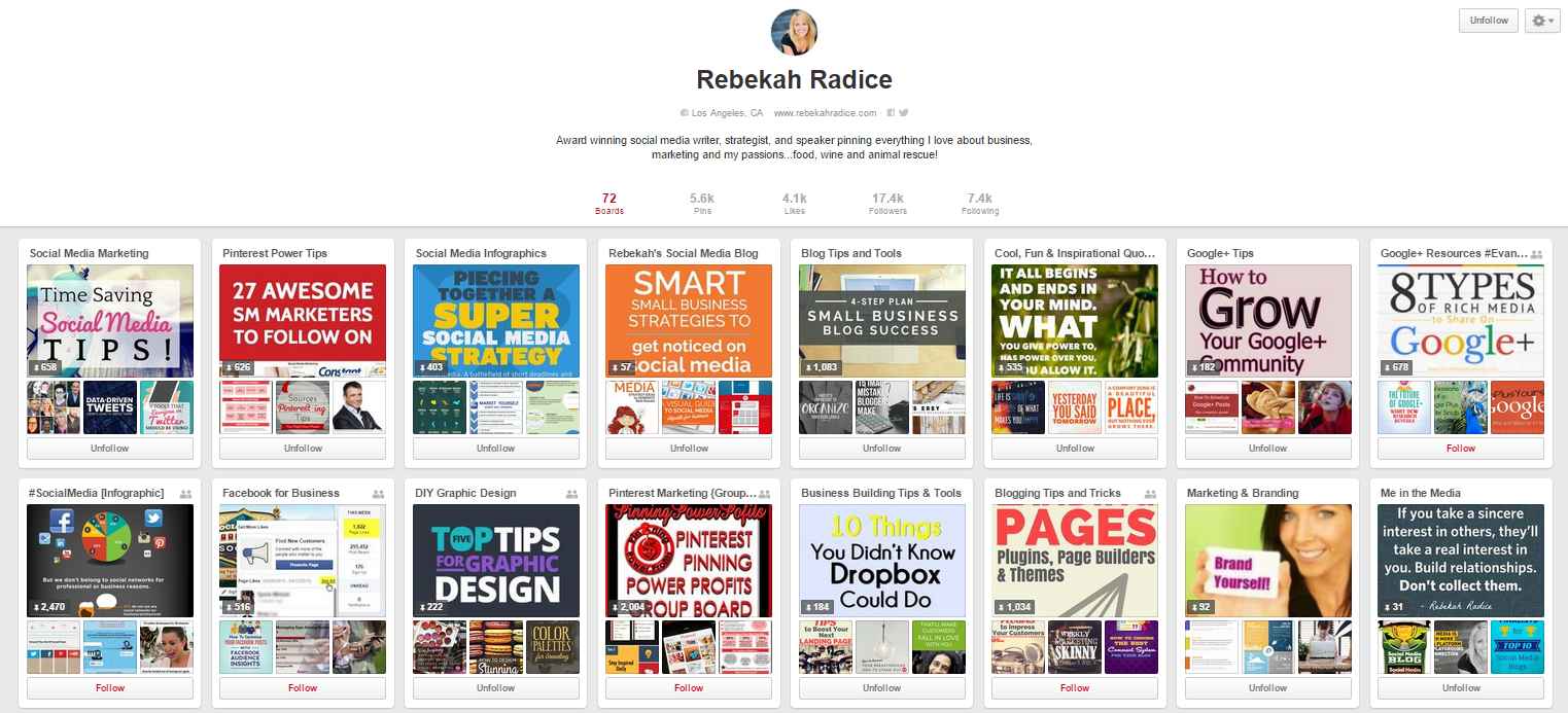rebekah radice pinterest