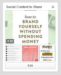 Pinterest Secret Board Social Media Strategy 