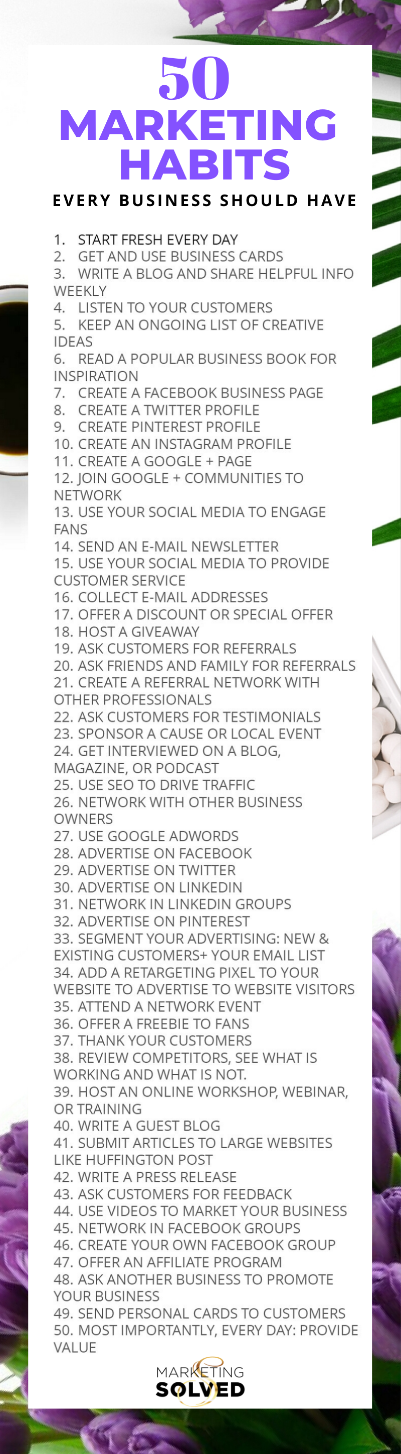 Marketing Habits for Small Business Owners