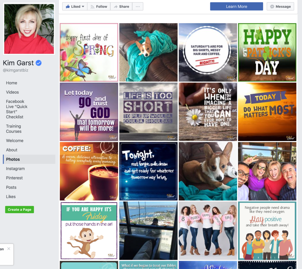 Kim Garst Social Media Branded Graphics 