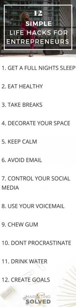 12 Life Hacks for Entrepreneurs // Entrepreneur Life Hacks // Business Hacks // Business Owner Life Hacks // Marketing Hacks 